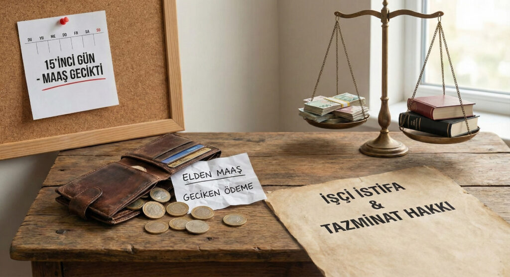 Maaşı ödenmeyen işçi için haklı fesih dilekçesi ve kıdem tazminatı hesaplama